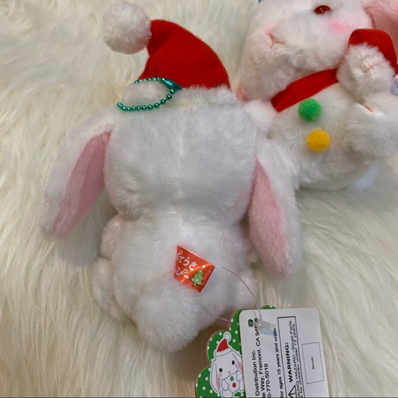 Pote Usa Loppy Merry Christmas Rabbit Shiroppy - Picture 6 of 12